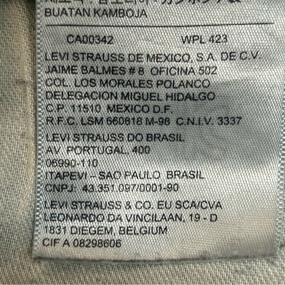 Levi's 510 Skinny Fit Jeans Size 30 X 32 Men's - Picture 13 of 13